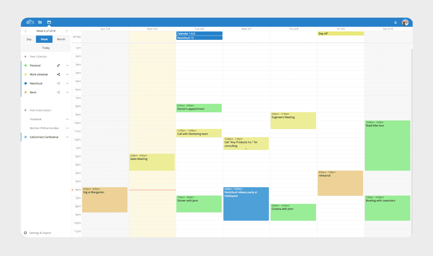 Calendar & Meetings