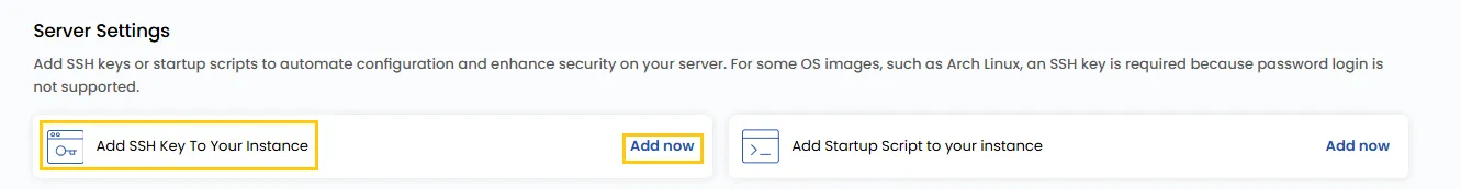 Add SSH Key