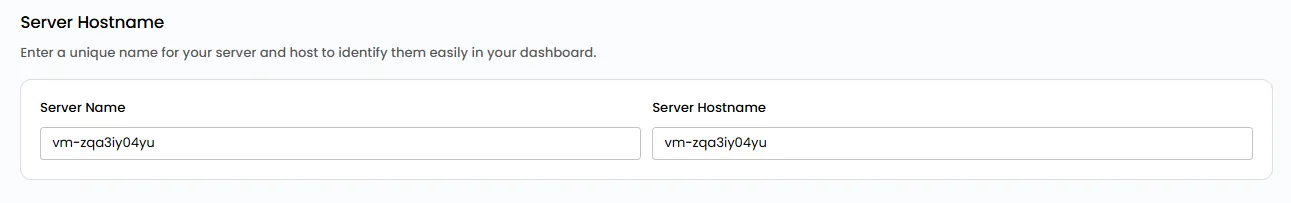 Server Hostname