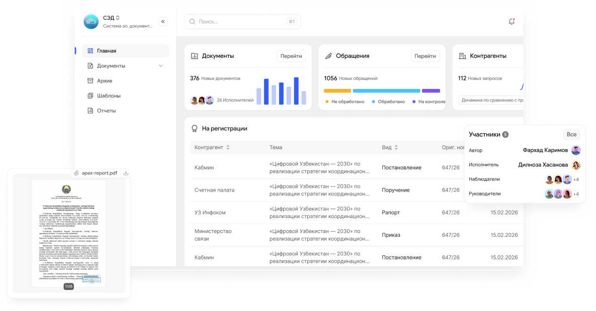 Electronic document management <span class='text-primary'>in one ecosystem</span>