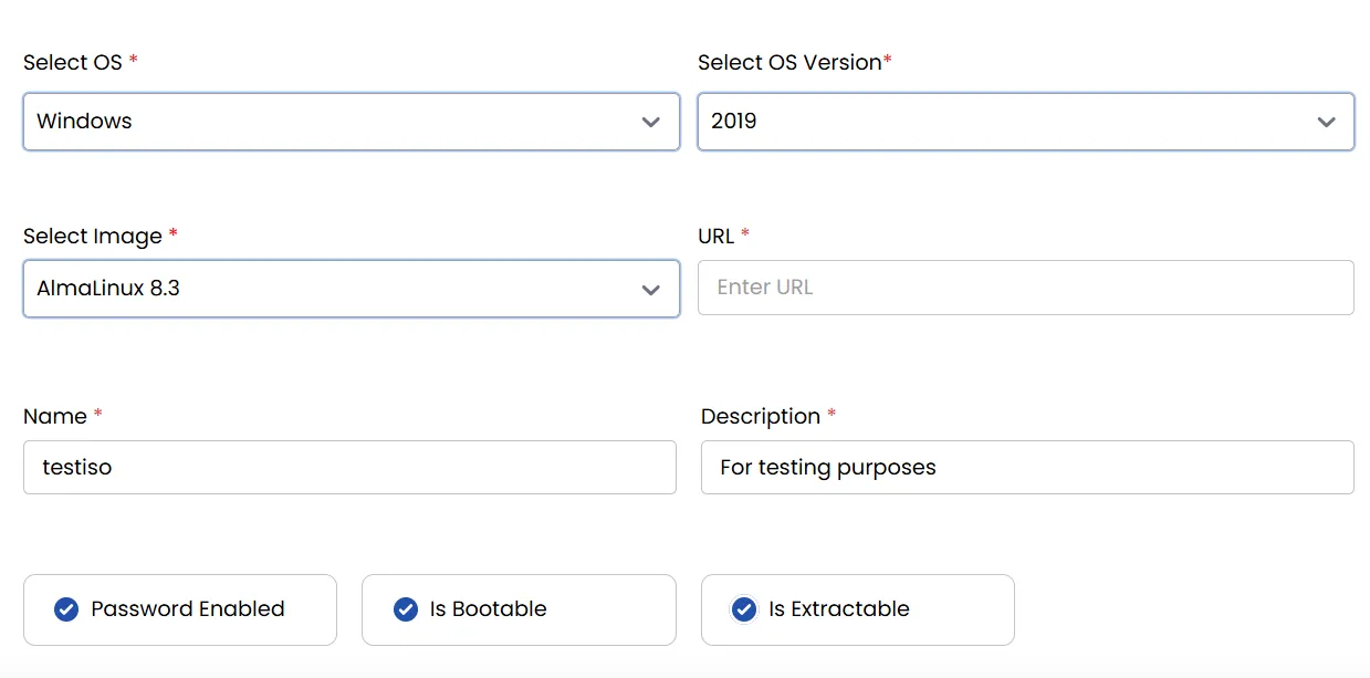 Параметры ISO