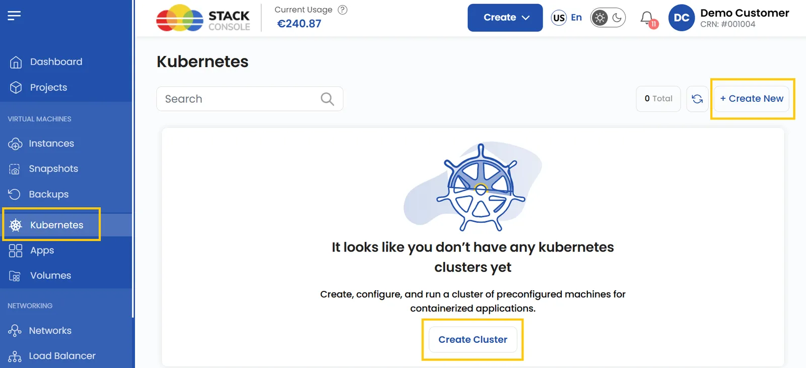 Страница Kubernetes