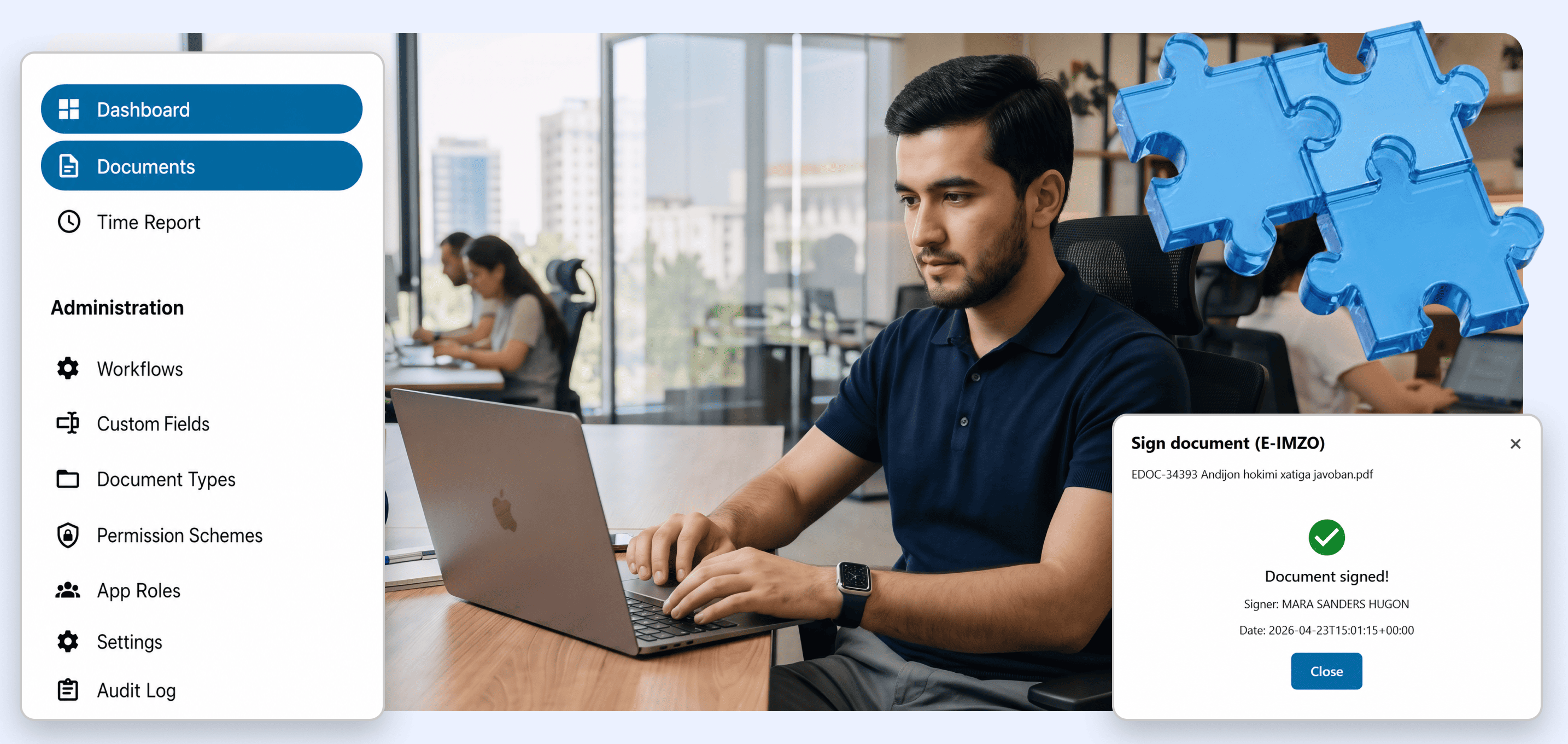 Legally significant document workflow