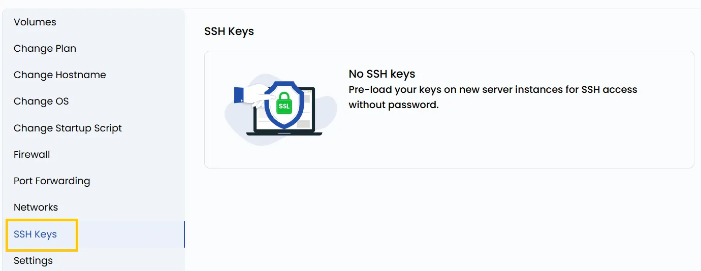 Настройка SSH-ключа